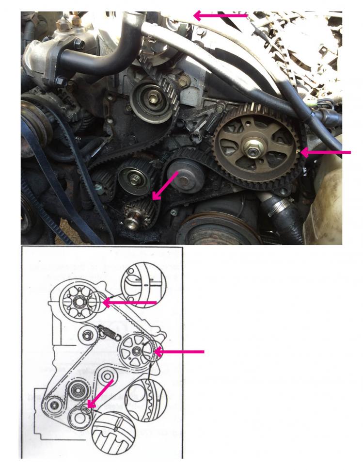 2kd engine timing marks best sale