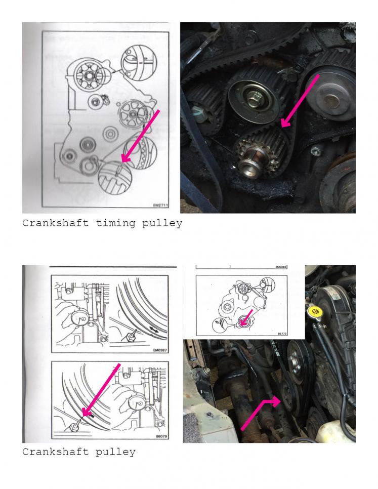 2c engine timing marks best sale